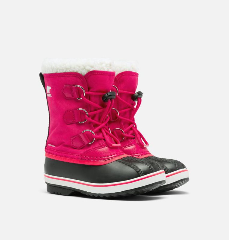 Sorel Çocuk Childrens Yoot Pac™ Nylon - Kar Botu Pembe/Siyah - 452-NMYGOX